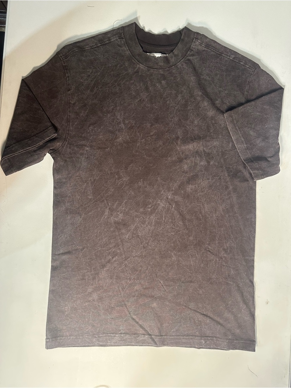 Saint Louis Crystal Washed Short-Sleeve Crewneck Tee - Brown